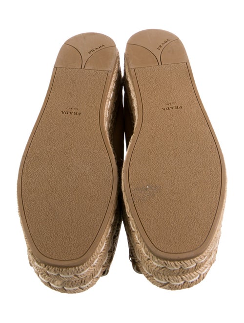 Prada Leather Espadrilles