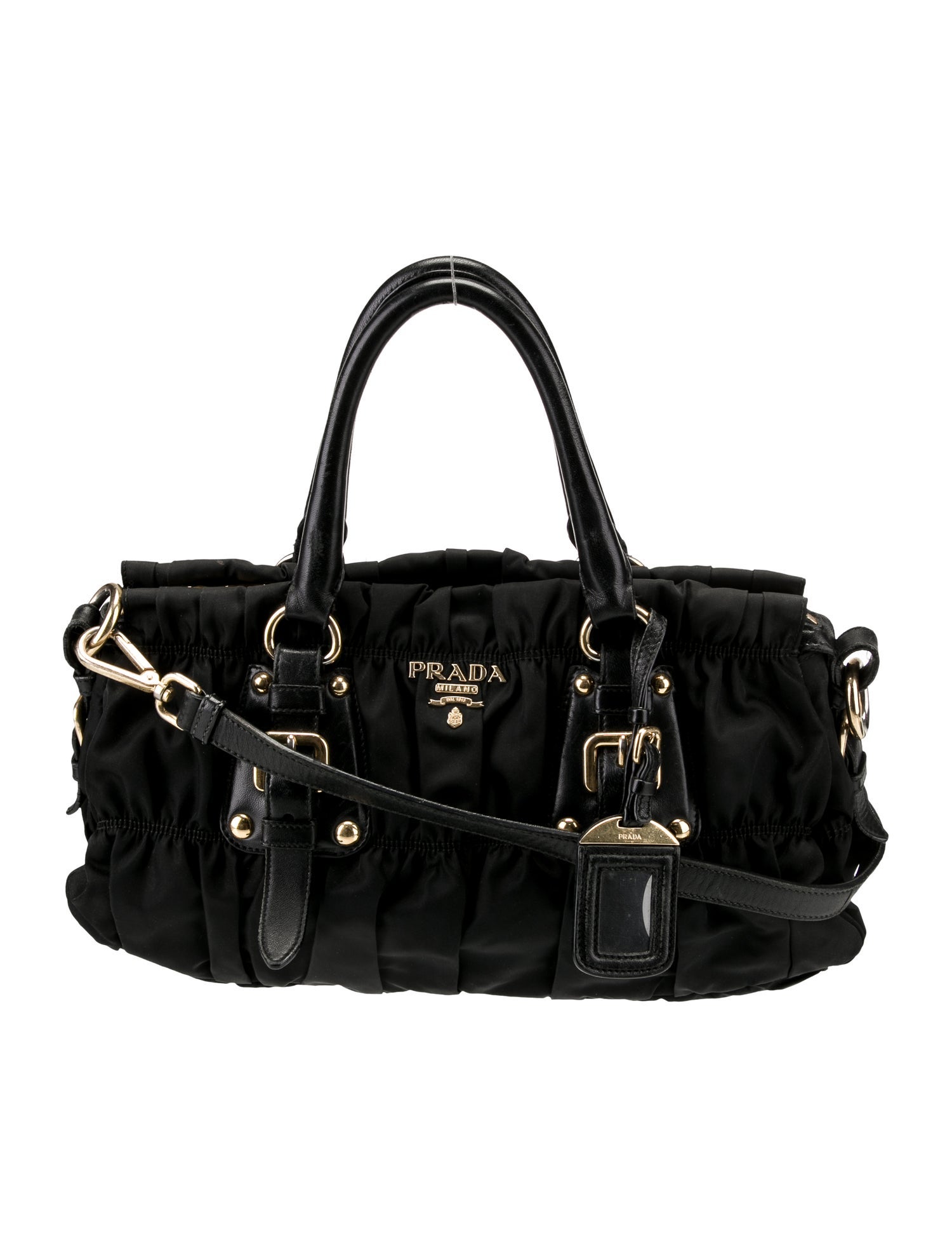 【関税&送料込】Prada Laser-Cut Leather Large Shopping Bag Prada Black Quilted Leather Shopper bag -New With Tags- RRP