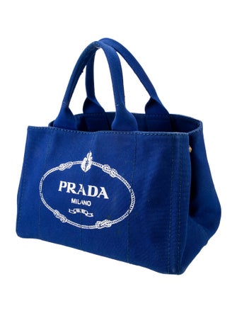 Prada Enameled Metal Triangle Canapa