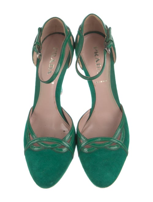 Prada Suede D'Orsay Pumps