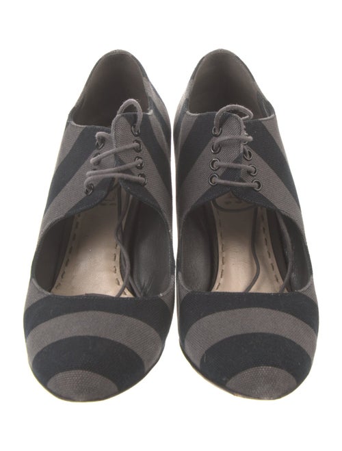 Prada Canvas Printed Pumps