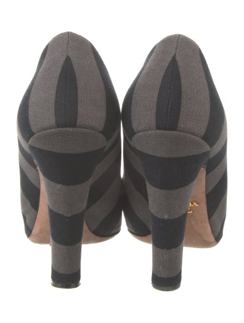 Prada Canvas Printed Pumps