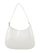 Prada Enameled Metal Triangle Cleo