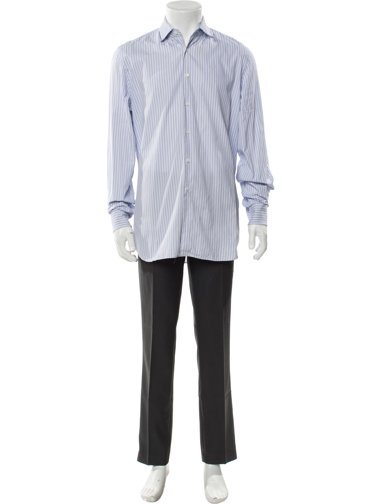 Prada 2014 Striped Dress Shirt