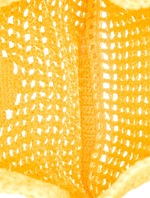 Prada Raffia Grass Logo Tote