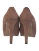 Prada Suede Striped Pumps