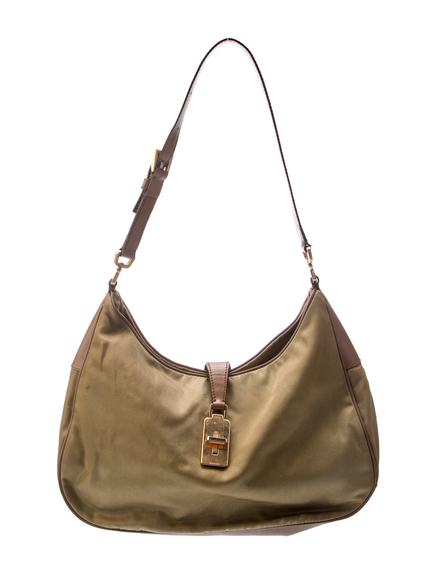 Prada Enameled Metal Triangle Re-Edition 2005