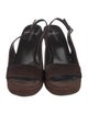 Prada Suede Slingback Sandals