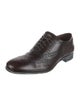 Prada Leather Lasercut Accents Brogues