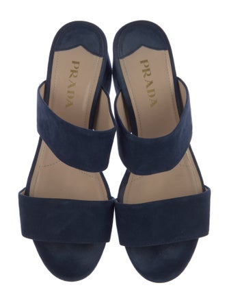 Prada Suede Slides