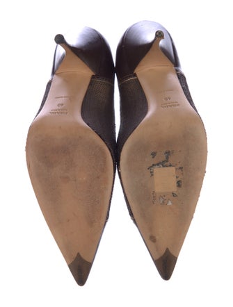 Prada Sequins Lasercut Accents Pumps