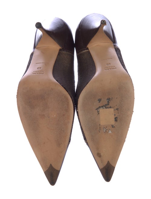 Prada Sequins Lasercut Accents Pumps