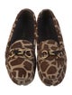 Prada Ponyhair Animal Print Loafers