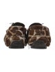 Prada Ponyhair Animal Print Loafers