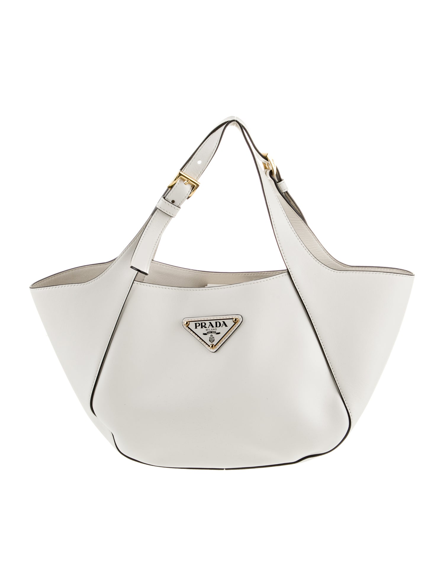 Prada City Calf Leather Top Handle Bag 2024