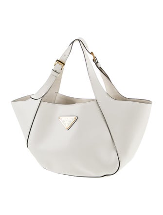 Prada City Calf Leather Top Handle Bag 2024