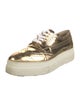 Prada Leather Lasercut Accents Sneakers