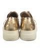 Prada Leather Lasercut Accents Sneakers