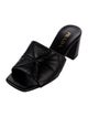 Prada Quilted Pattern Leather Slides