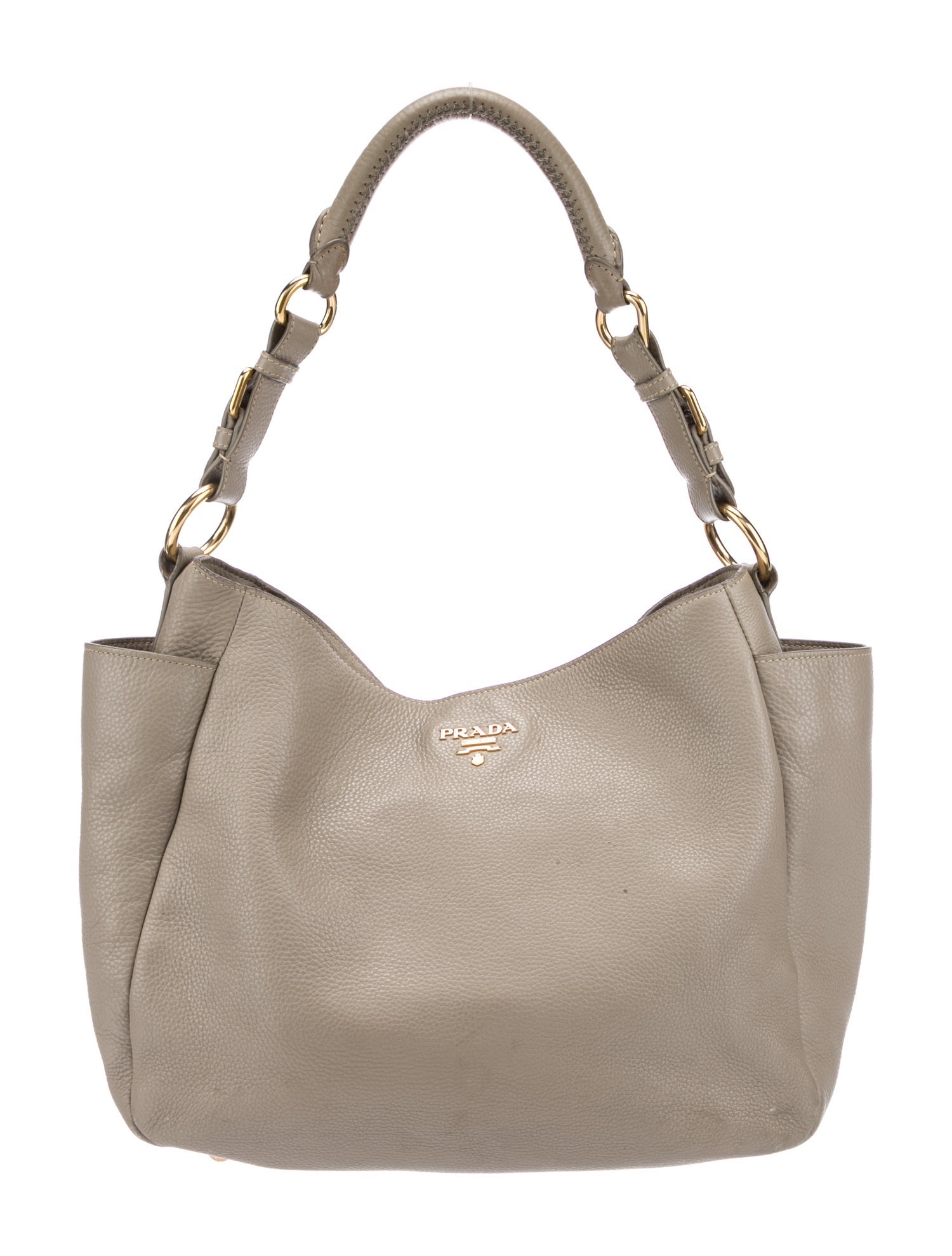 Prada Vitello Daino Leather Shoulder Bag