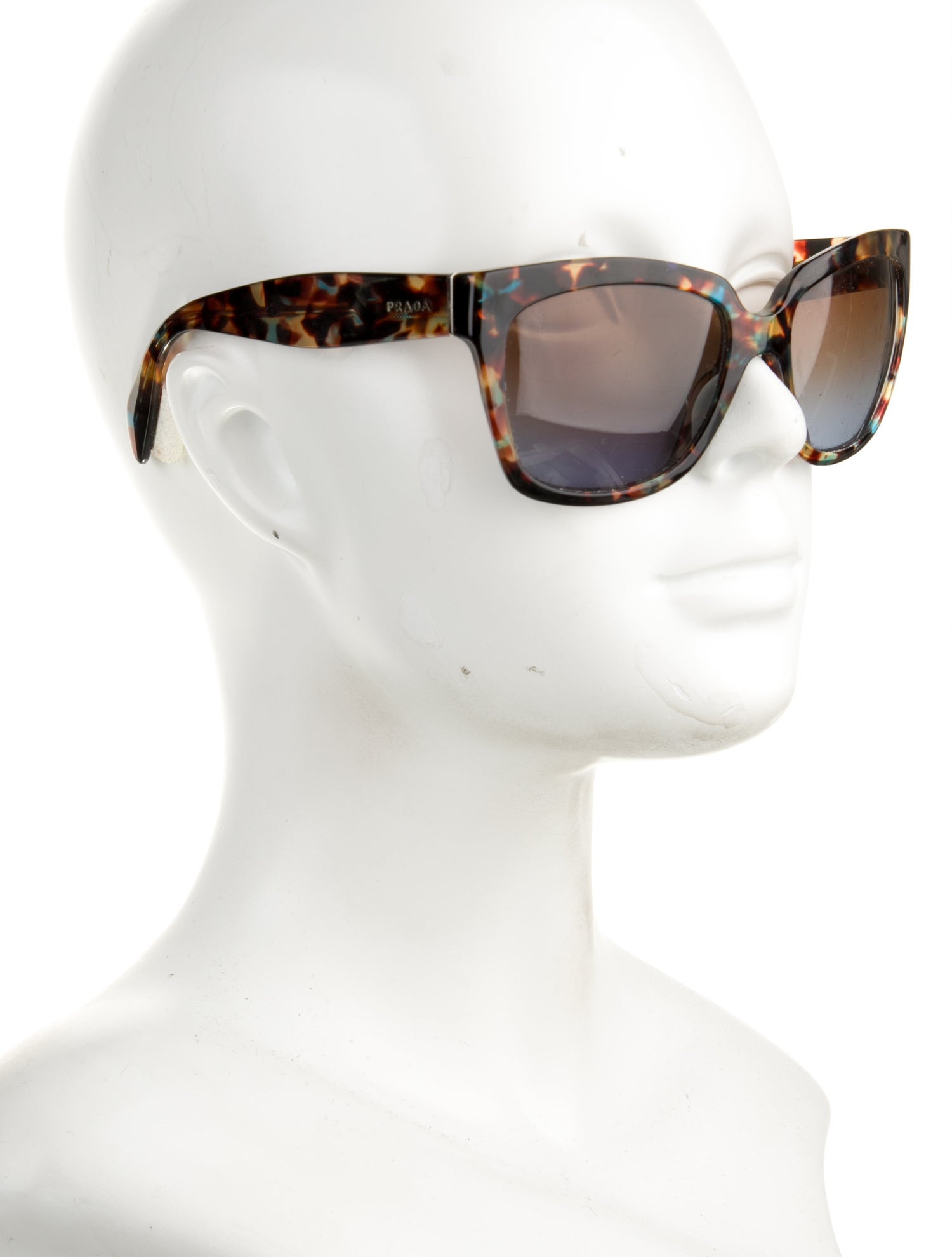 Prada Cat-Eye Tinted Sunglasses