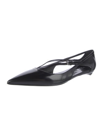 Prada Leather Ballet Flats