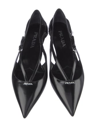 Prada Leather Ballet Flats