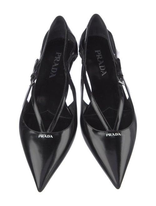 Prada Leather Ballet Flats