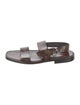 Prada Leather Printed Sandals
