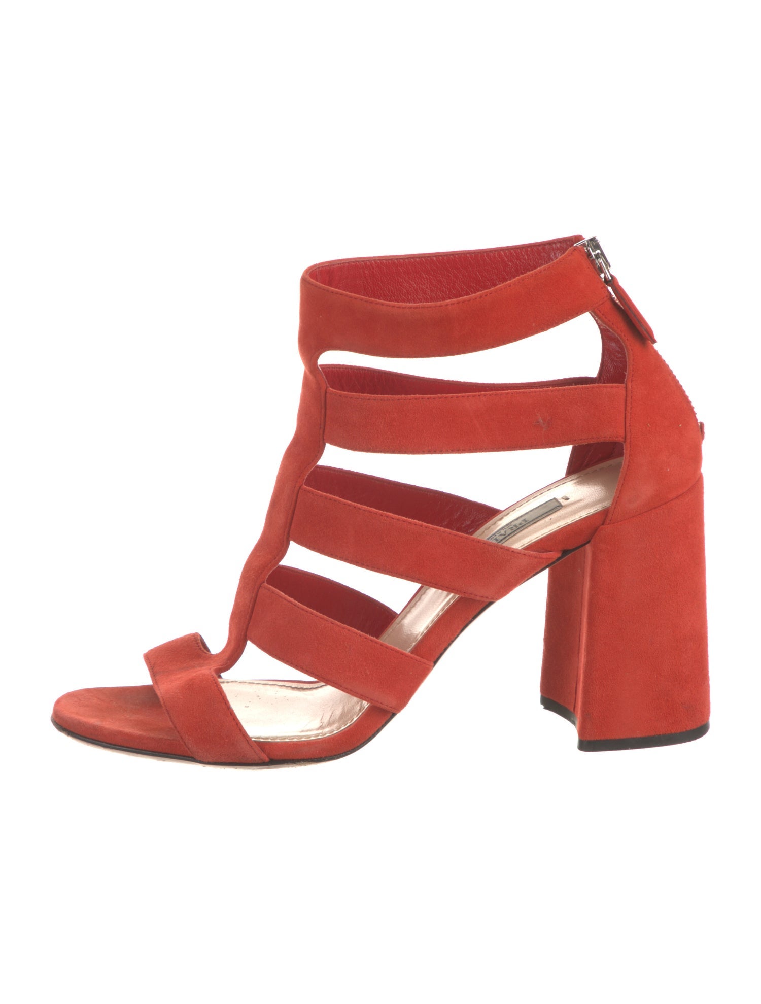 Prada Suede Gladiator Sandals