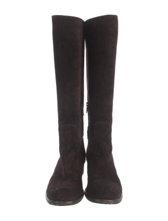 Prada Suede Riding Boots