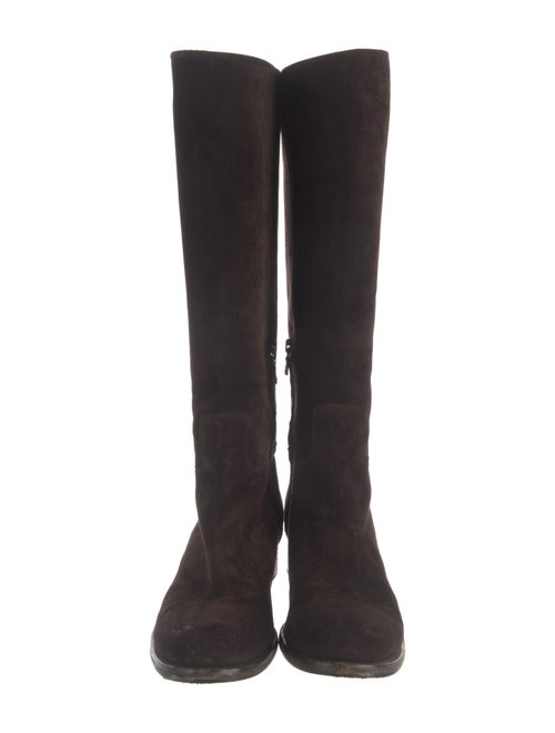 Prada Suede Riding Boots