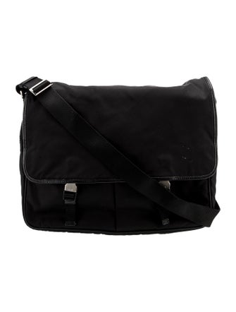 Prada Saffiano Leather Messenger Bag
