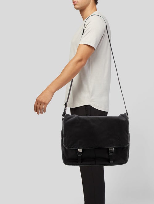 Prada Saffiano Leather Messenger Bag