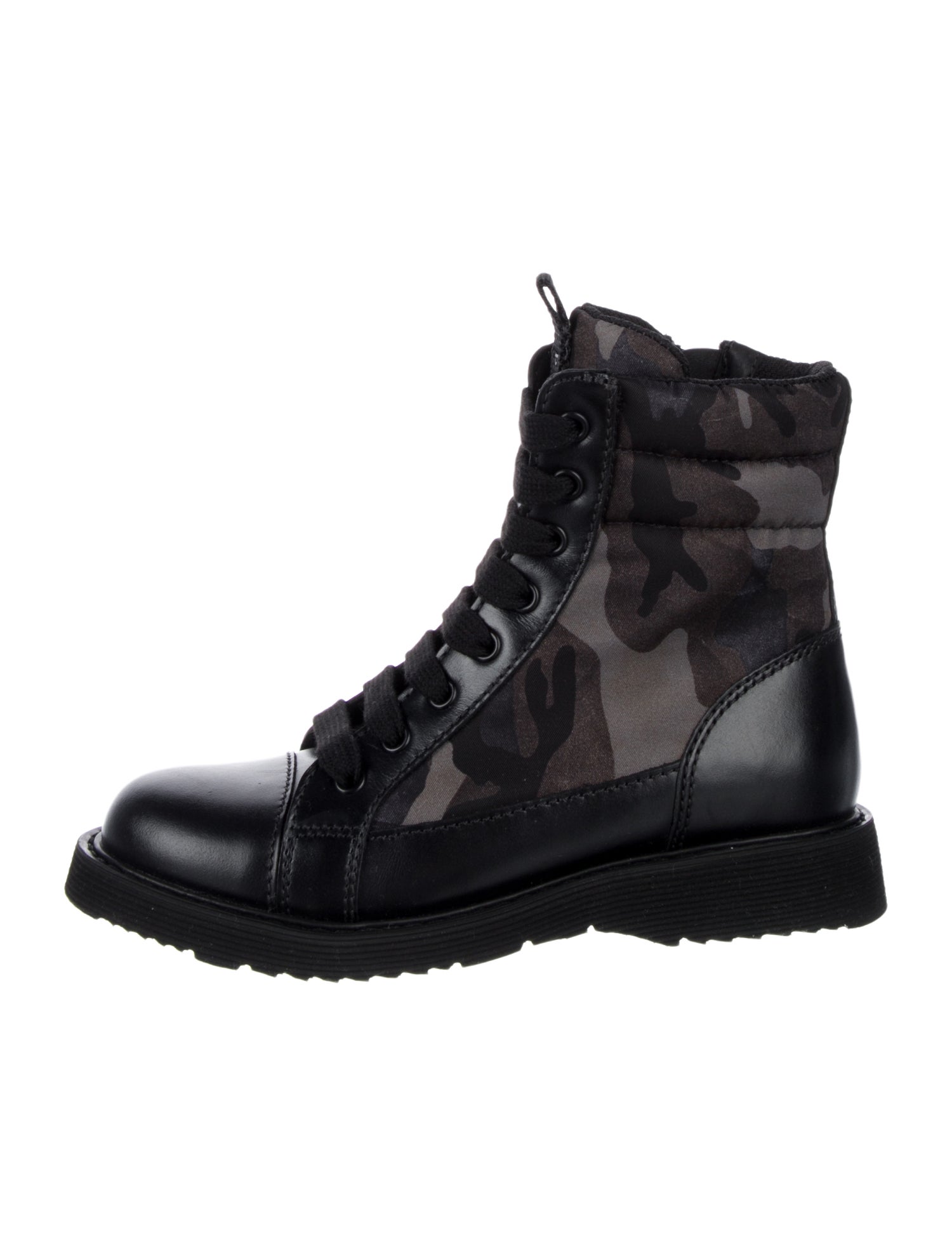 Prada Girls' Camouflage Print Boots