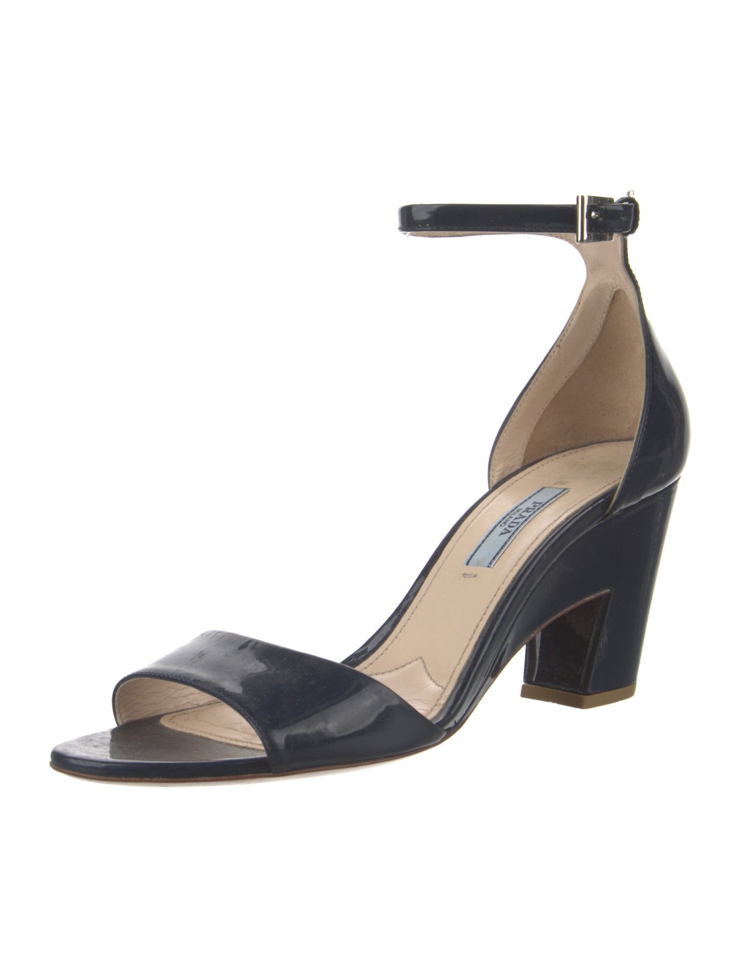 Prada Patent Leather Sandals