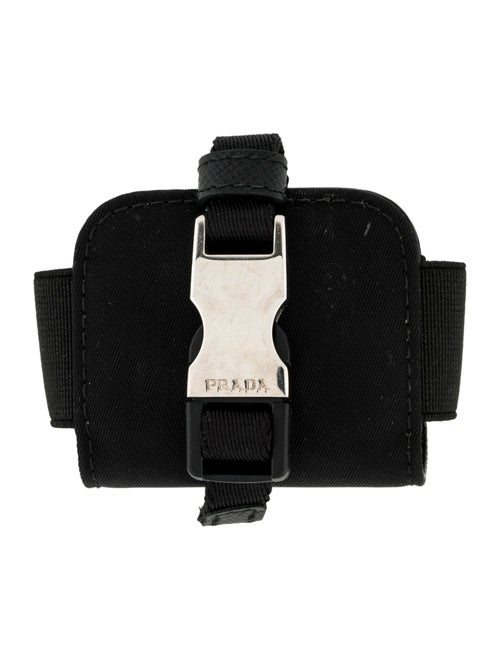 Prada Mini Nylon Clip On Pouch