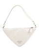 Prada Enameled Metal Triangle Triangle