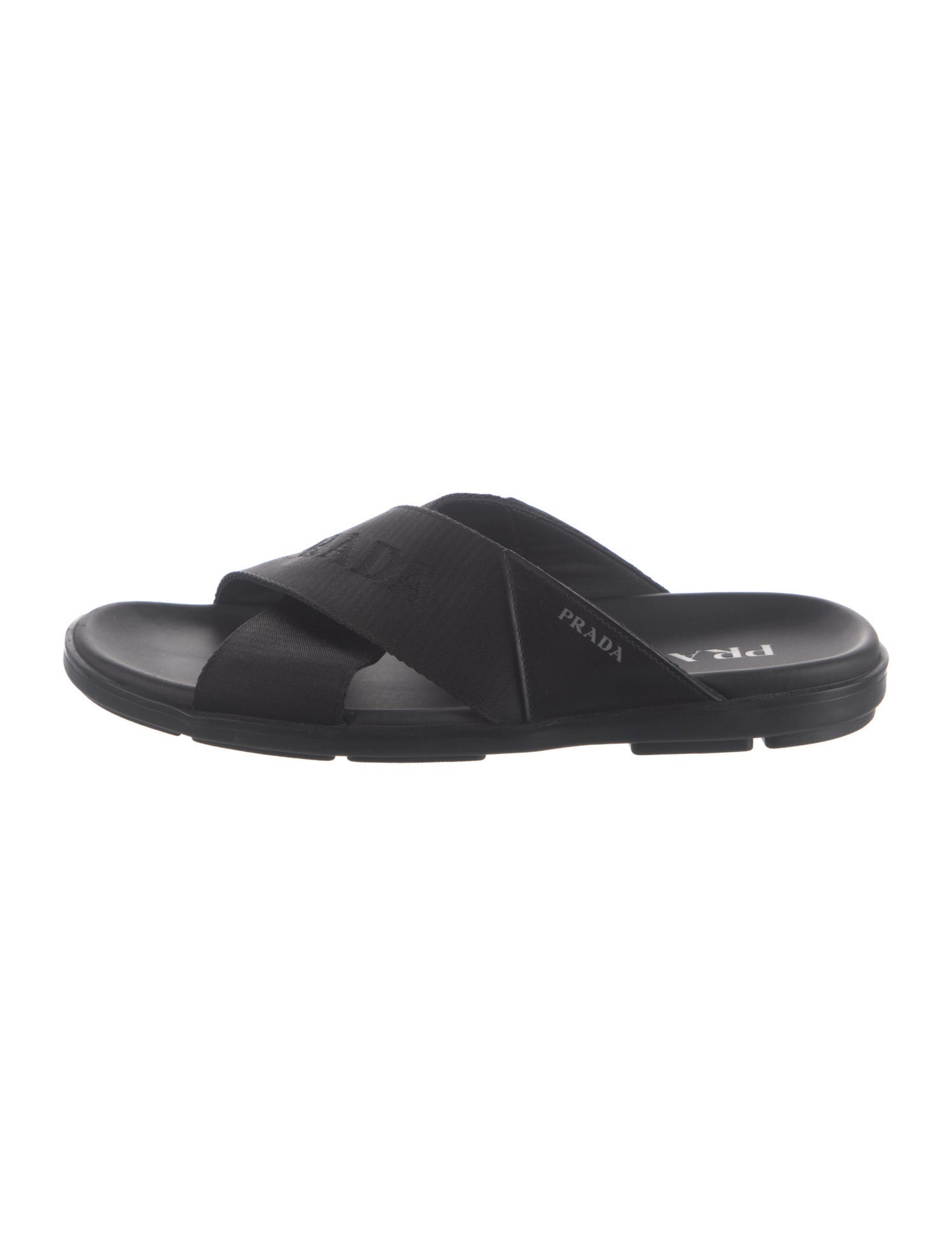 Prada Leather Slides