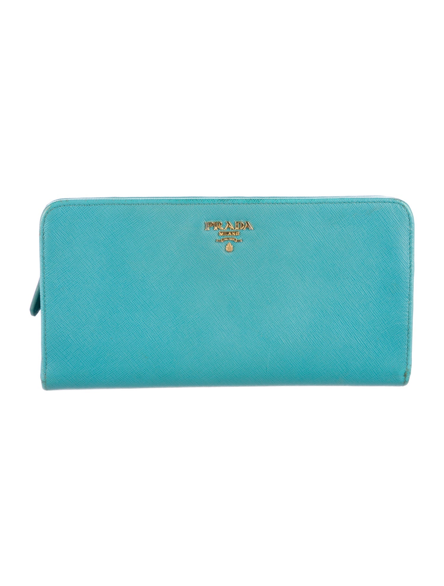 Large Saffiano Leather Women's Wallets Prada Prada Saffiano Leather Wallet  Blue Wallets, Accessories