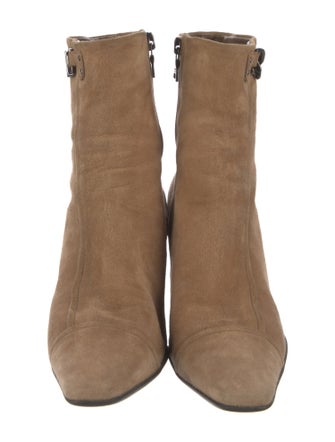 Prada Suede Printed Boots