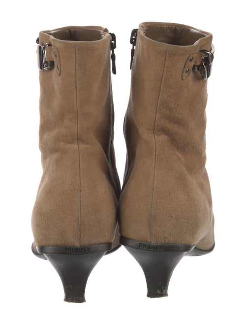 Prada Suede Printed Boots