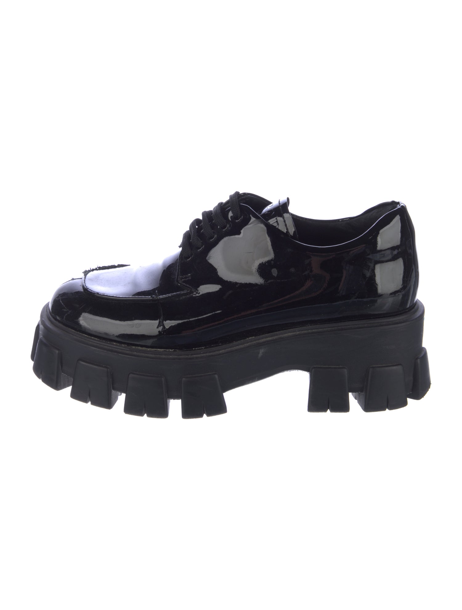 Prada Patent Leather Chunky Sneakers