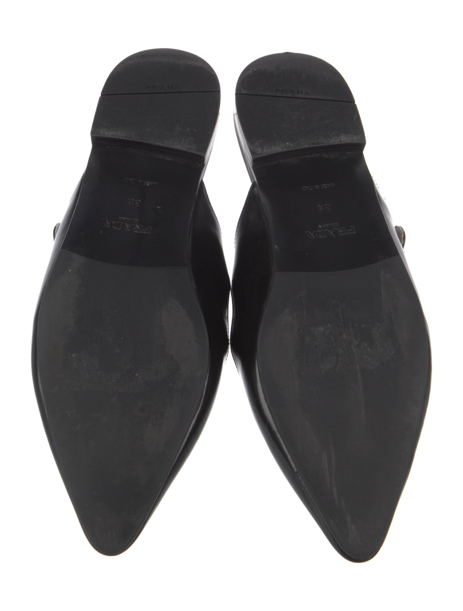 Prada Leather Mules