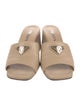 Prada Leather Slides