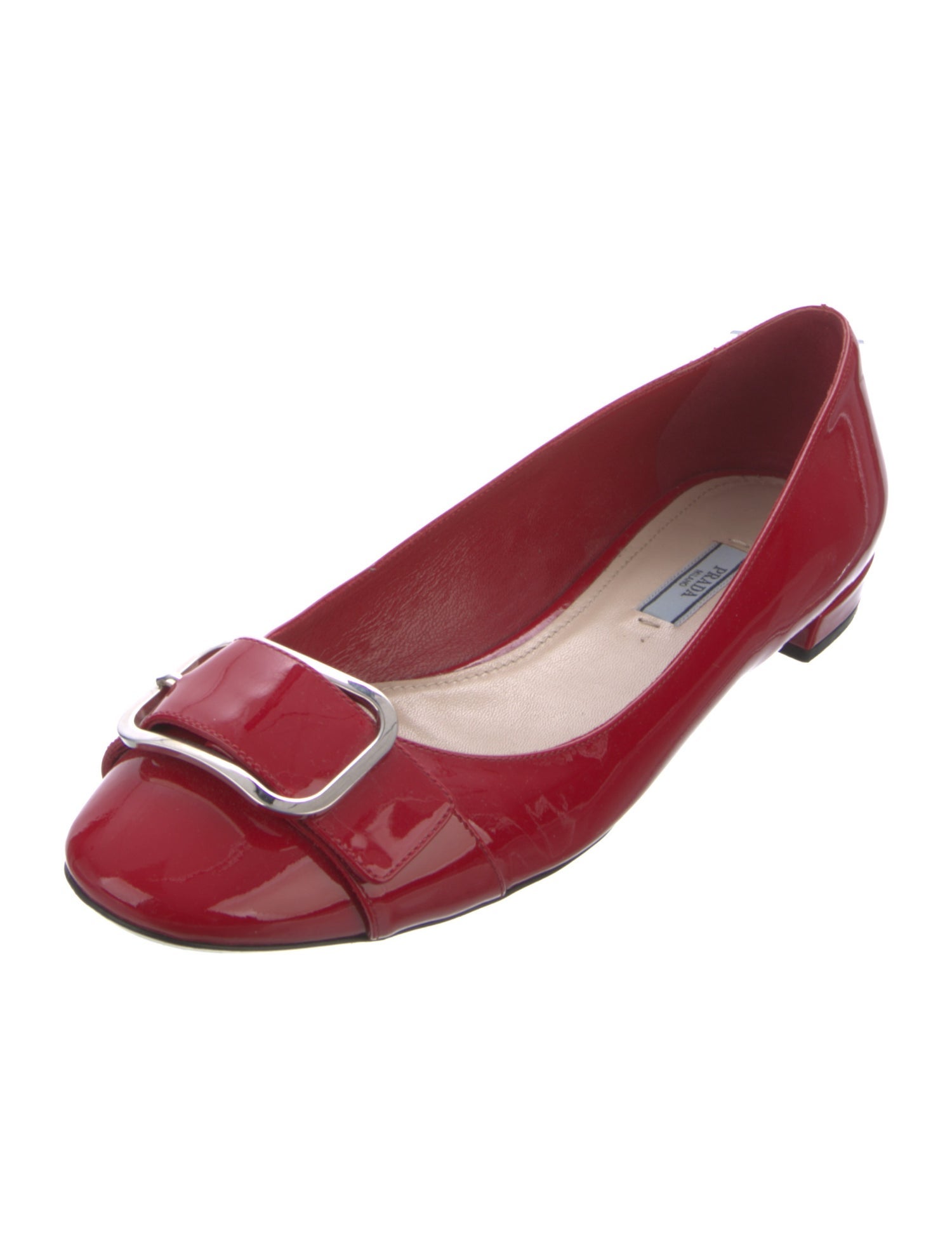Prada Patent Leather Ballet Flats