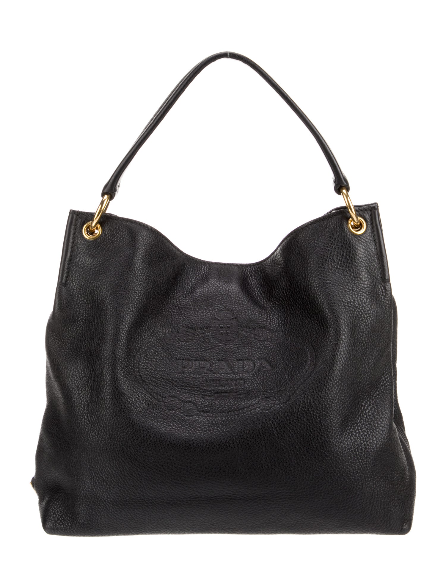 VALENTINO フツ Valentino Shining Flower Tux 360 - Black Hobos, Handbags