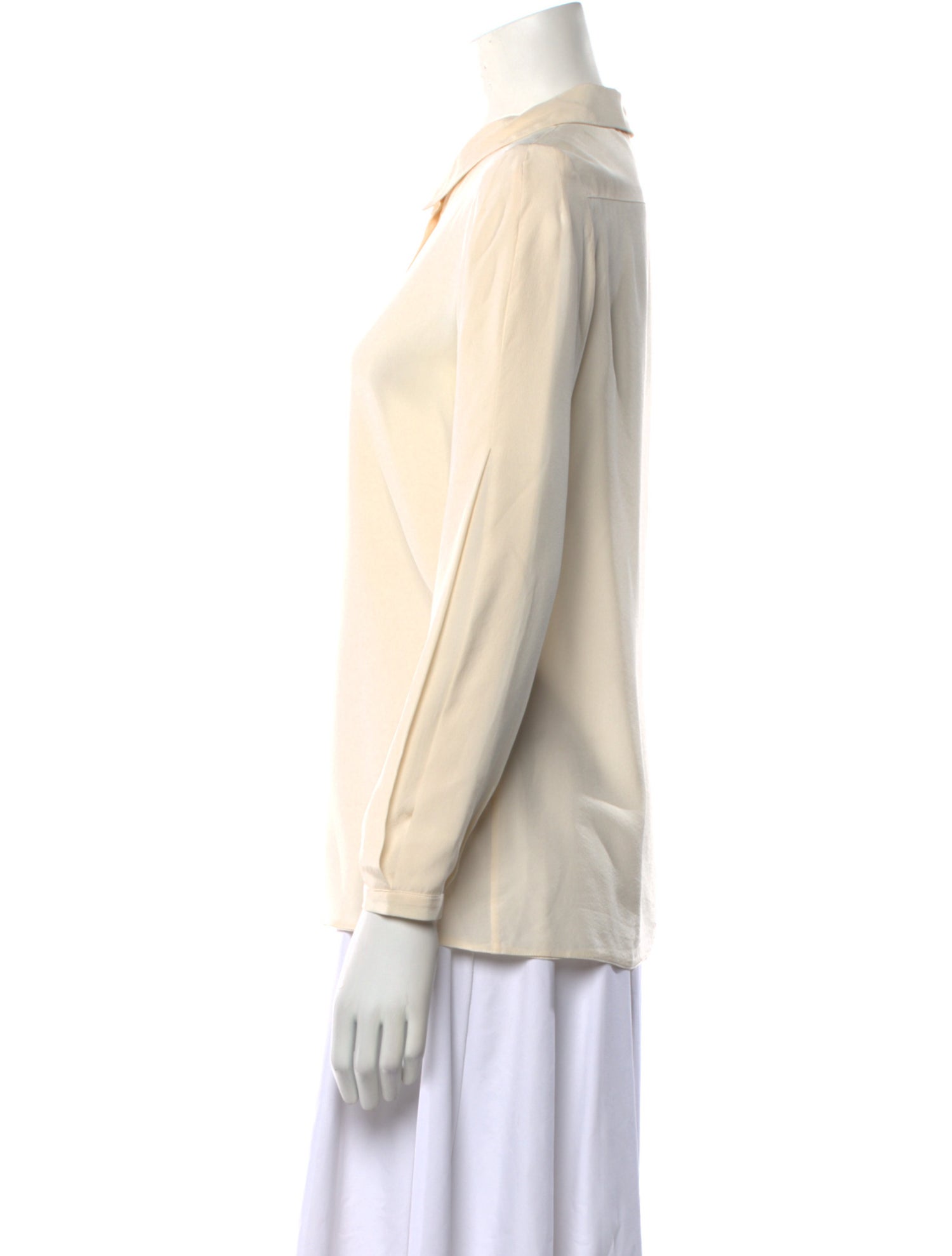 Prada 2011 Silk Button-Up Top