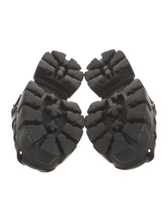 Prada Rubber Slingback Sandals