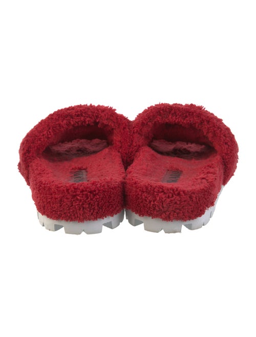 Prada Shearling Slides